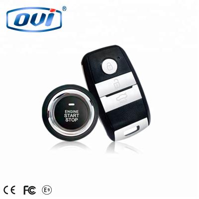 China Stable auto smart car engine start button start stop push button / car alarm system with passive pke input system for sale