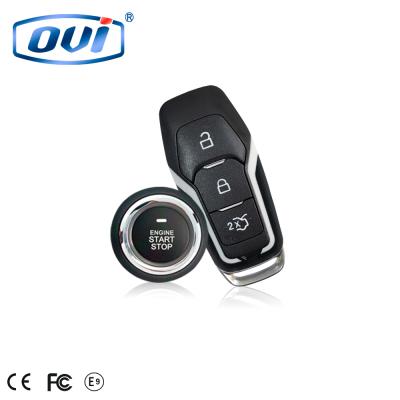 China OPTIONAL GPS/GSM Input Car OBD Remote Keyless Car Alarm System With Engine Start PKE Remote Wireless Car Alarm System for sale