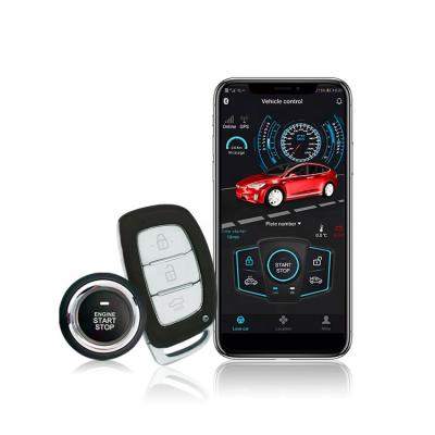 China Remote Start GPS GSM Engine Start Stop Entry System Passive Keyless Car Alarm for sale