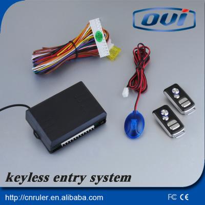 China Universal Plastic And Metal Car Power Central Door Lock / Unlock Remote Kit Keyless Entry for sale