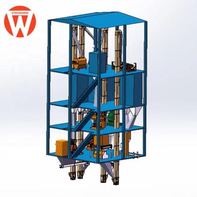 China Industrial Factory Henan Strongwin 5t/h Chicken Animal Feed Processing Line For Sale for sale