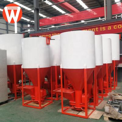 China Make Animal Feed For Hot Sale 1t/h Poultry Feed Machinery Animal Feed Crusher Hammer Mill Powder Mixer And Mixer For Animal Feed for sale