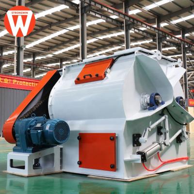 China Make animal feed for automatic poultry sheep chicken feed mixer SLHSJ 1 ton/p for sale