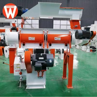 China Make Animal Feed For Poultry SZLH250 Ring Die 1000 Kg Pellet Mill Machine for sale