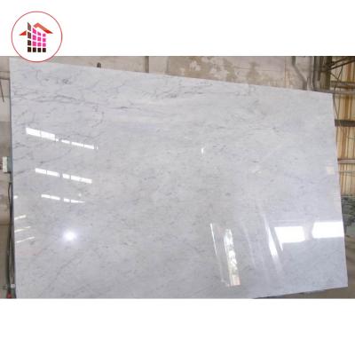 China 1Premium Italian bianco carrera venato marble white marble floor and wall tile for wall and floor for sale