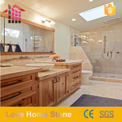 China Cheap price indoor and outdoor natural marble travertine wall tile for sale