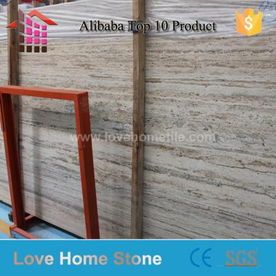 China Background Wall Travertino Silver Travertine Block, Italy Gray Travertine, Silver Gray Travertine Tile for sale