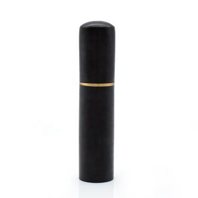 China Portable Eco-Friendly Wooden Holder Stocked Mini Toothpick Box Pocket Black Color Toothpicks for sale