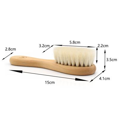 China Natural Wood Handles Touch Soft Laser Engraving LOGO Super Soft Bristle Face Cleaning Scrubber Sweep Smooth Skin Exfoliating Brush for sale