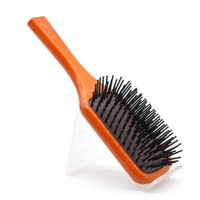 China Eco-Friendly Home Natural Wooden Hair Comb Detangle Brush Paddle Hair Brush For Massage Scalp for sale