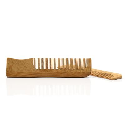 China Eco-Friendly Beard Comb Beard Comb Price Comb Healthy Portable Bamboo Hair Comb Handle For Travel for sale