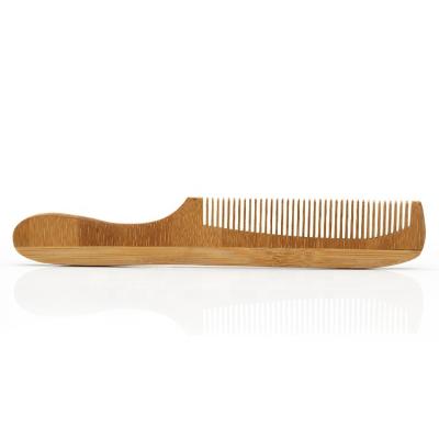 China Wholesale Healthy High Quality Bamboo Handle Long Comb Fine Tooth Hair Comb With Eco-Friendly for sale