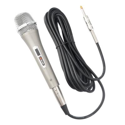 China New Best Quality Handheld Microphone Metal Cable Microphone KTV Handheld Microphone Cable Handheld Microphone for sale