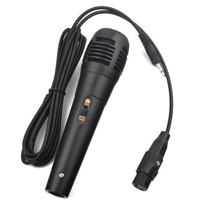 China China Factory OEM Handheld Audio Pickup Machine Gift 3.5 Dynamic Microphone Microphone Karaoke Home Wired Microphone Plastic Color for sale