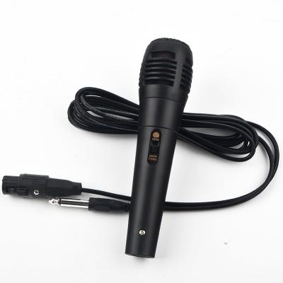 China Handheld Microphone China Manufacture Factory Audio Gift Cable Microphone With 2m Cable 2m Home Karaoke Singing 6.5mm Outdoor Plug Dynamic Microphone for sale