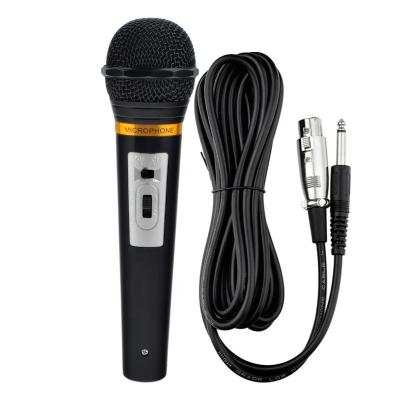 China High Quality Handheld Mobile Professional Recording Singing Microphone Coil 6.5mm XLR Plug Wired Microphone for sale