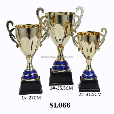 China Europe China Soccer Trophy Manufacturer Best Quality Champions Awards Trophy Cheap Metal Trophy for sale