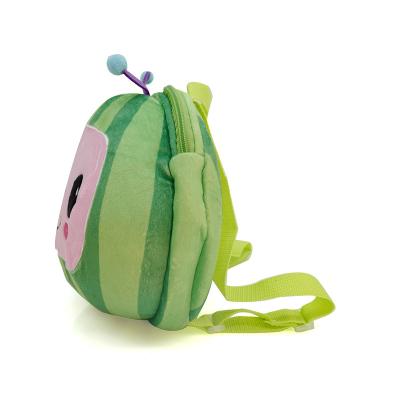 China New cotton cartoon watermelon jojo Little Boy doll rides the school bus baby plush satchel cross bag for sale