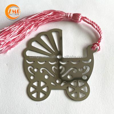 China Wholesale Thank You Gifts Souvenir Europe Fancy Metal Baby Carriage Unique Silver Pins For Baby Shower for sale