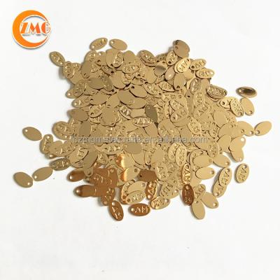 China Europe China Supplier Cheap Wholesale Gold Jewelry Metal Tag for sale