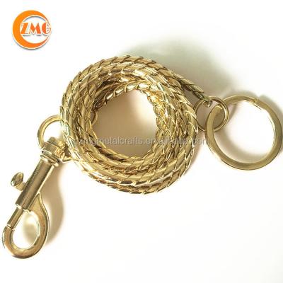 China Hot Selling Europe 3mm Small Brass Chain Link Dog Chain for sale