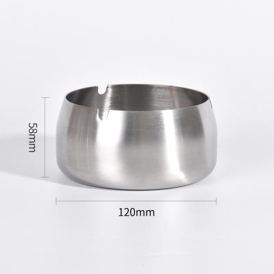 China Wholesale Bar Restaurant Hotel Office Car Factory Modern Design 4 Pcs Stainless Steel Ashtray Set For Smoking for sale