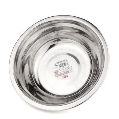 China Sustainable Top Selling Kitchenware Round Soup Basin Stainless Steel Mixing Bowl For Pet for sale