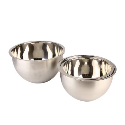 China Europe Style Design Dinnerware Stainless Steel Sustainable Mixing Salad Bowl for sale