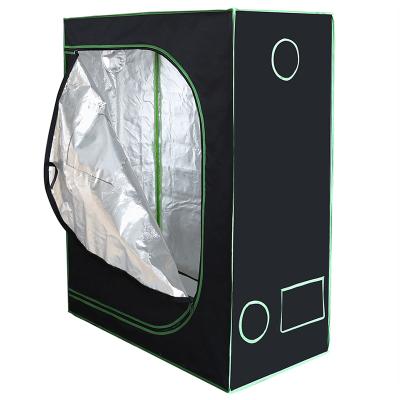 China Waterproof LED Grow Tent 80*80*160MM Stainless Steel Structure Highly Reflective Fabric 1680D Mylar Grow Tent for sale