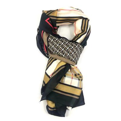 China Islamic Designer Comfortable And Cheap Styles Classic Silk Main Long Scarf In Spring for sale