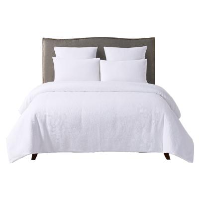 China Luxury Hotel Nondisposable 100% Cotton Jacquard Queen Size Bedding Set Bed Sheet Set for sale