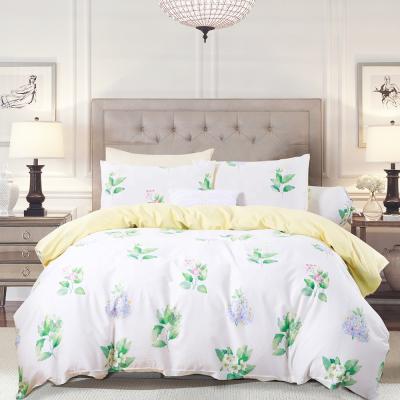 China Nondisposable Luxury Cotton Sheet Bedding Set, 100%cotton Screen Printing Bedding Sets Customized Size for sale