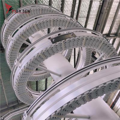 China 2021 Vertical Spiral Conveyor Small boxes cartons bottles cans lifting spiral conveyor for sale