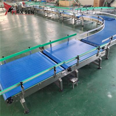 China Factory Custom Industrial Design Modular Belt Conveyor Plastic Belt Conveyor for sale