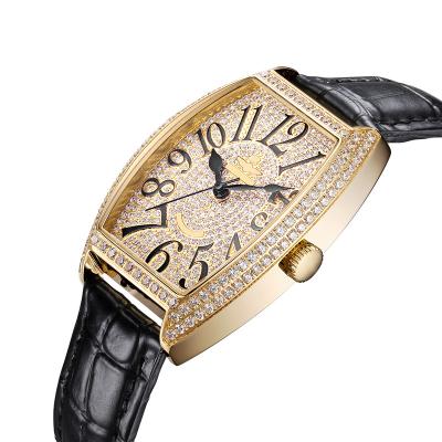 China Automatic Date VDEAR OEM ODM Stainless Steel Square Case Reloj Cuadrado Women Watches Luxury Watch Diamond for sale