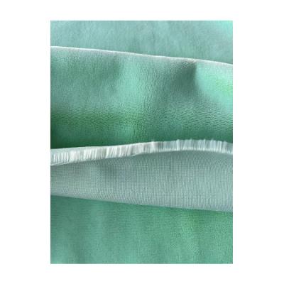 China Other price high quality cheap fleece make up special velor fabric for puff for sale