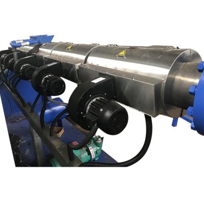 China Plastic Granulating Line Hard Plastic Granulating Line 250-300kg/h Granulating HDPE LDPE PP PE Hotel Kailong Machinery Line for sale