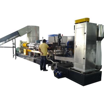 China Plastic Granulating Line Hard Plastic Granulating Line HDPE LDPE PP PE Hotel Kailong Machinery Line 400-450kg/h Granulating for sale