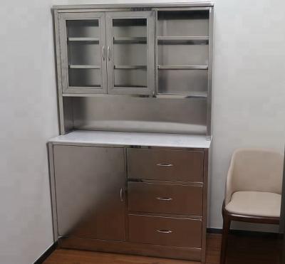 China Contemporary Furniture Storage Hospital Clinic Stainless Steel Disposal Treatment Cabinet for sale