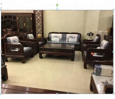 China Large traditional luxury rosewood living room sofa for sale