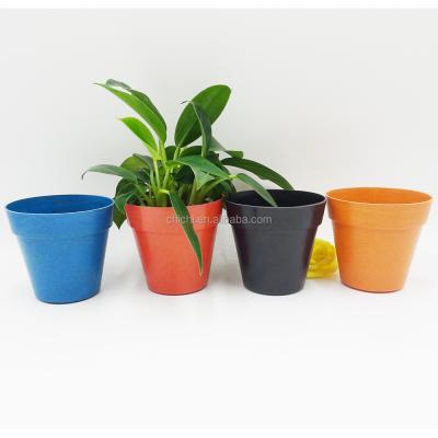 China High Quality Eco-friendly Outdoor And Indoor Home Gardening Bamboo Flower Pots Fiber Plant Pots for sale