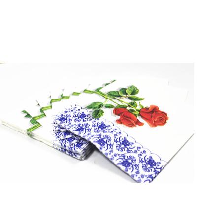 China Custom Printed Printed Paper Napkin Supplies Superior Guard Paper Napkins Dinner Napkins For Birthday Parties for sale