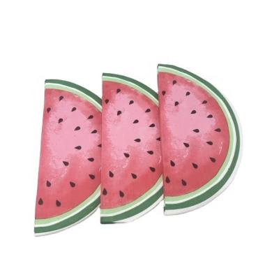 China Birthday Wedding Party Decoration Watermelon Party Supplies Paper Bib Decorations Boy or Gir for sale