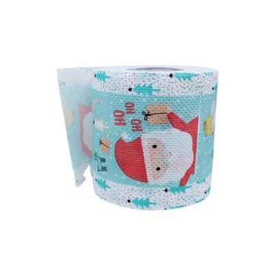 China Hot Sale Christmas Jumbo Roll Disposable Custom Colored Toilet Paper For Baby Party for sale