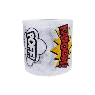 China Printing Boom Disposable Custom Colored Hot Sale Jumbo Roll Toilet Paper For Baby Party for sale