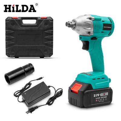 China HILDA Electric Impact Wrench 21V Brushless Hand Grip Installation Drill Machine Wrench Screwdriver- CJ091 for sale