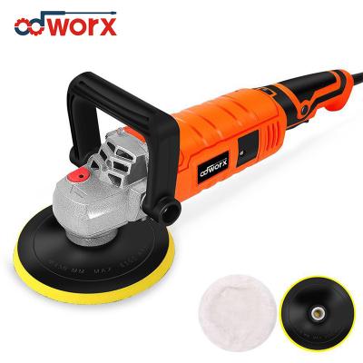 China 1200W Car Polishing Machinery Dual Action Polisher Machine Orbital Electric Car Wet Polisher for sale