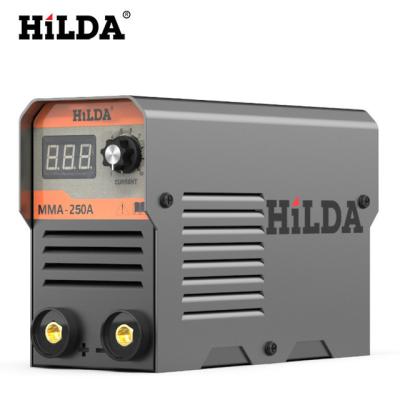 China INVERTER Hilda 110V/220V Welder MIG/MMA/TIG/Arc Igbt Inverter 200/250A Esab DC Copper Wire Welding Machine for sale