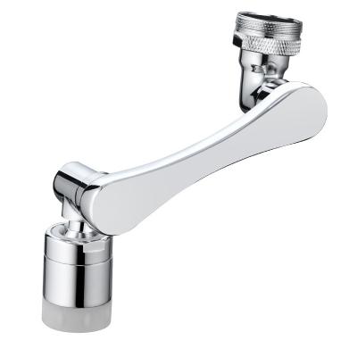 China Other Faucet Supplement 1080 Degree Rotating Universal Mechanical Arm Bubbler Splash Guard Head Adapter Plating [1440 Degree Rotating To Make for sale