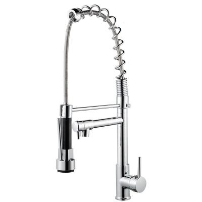 China Sense Faucets Spring Kitchen Faucet Pull-Down Type Hot And Cold Basin Dish Sink Shower Pull-Down Faucet for sale